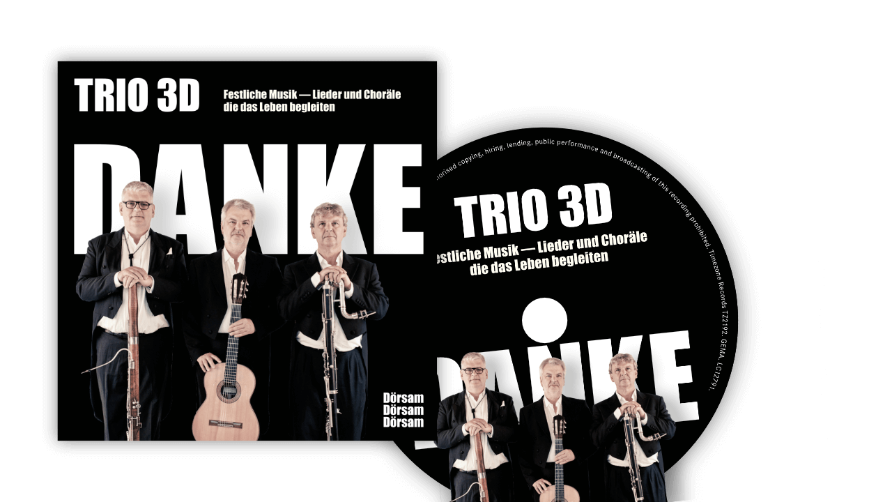 cd-gestaltung trio 3d dörsam