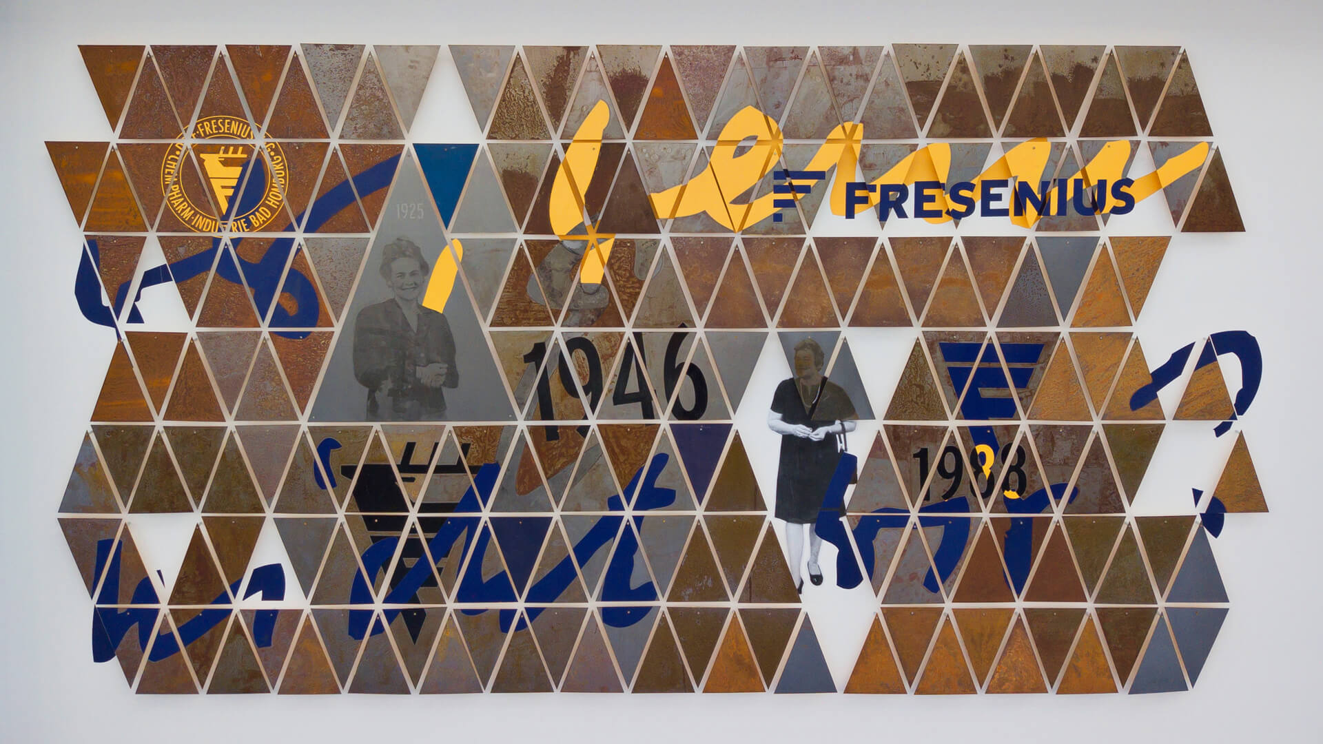 kunstwerk auf der vorstandsetage des health care konzerns fresenius in bad homburg — jahnkedesign dresden offenbach frankfurt